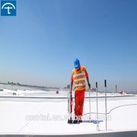 1.5mm White Reinforced PVC  Single Ply Roofing membrane sheet