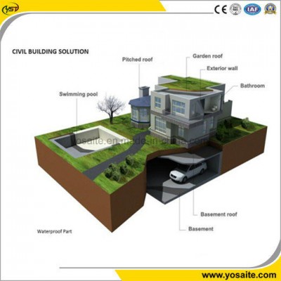 Roof Garden Waterproofing Homogeneous PVC Membranes