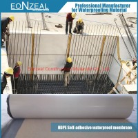 1.5mm HDPE Self-Adhesive Waterproof Membrane for Underground& Basement