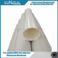 ASTM 1.2mm Self Adhesive HDPE Waterproof Membrane for Basement & Underground